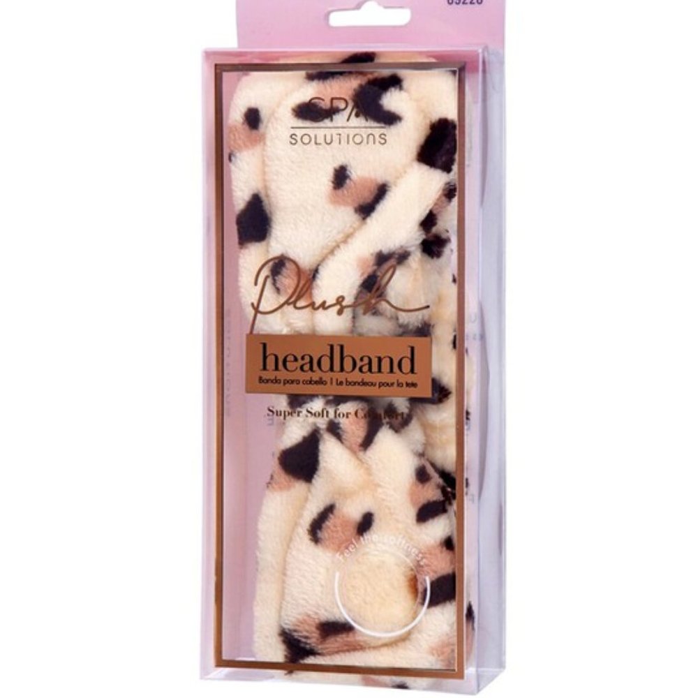 Cheetah Plush Headband